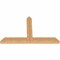 Ekena Millwork Portland Timber Gable Bracket, Western Red Cedar, 60"W x 38"H x 3 1/2"D x 5 1/2"F, 15/12 Pitch GBW060X38X0406POR00SWR - alternate 4